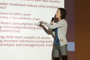 Dr. Amy Pickering describes use of surveillance from water samples to characterize AMR